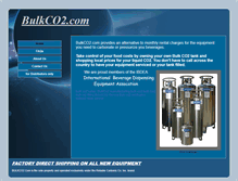 Tablet Screenshot of bulkco2.com